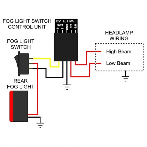 Cartek Fog Light Switch Control Unit