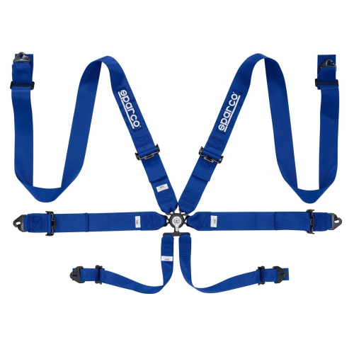 Sparco Club Racer Steel 6 Point Harness