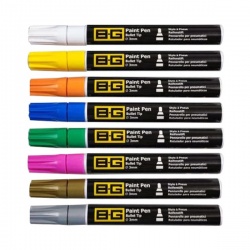 BG Racing 3mm Medium Tip Tyre Paint Marker Pens