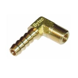 Facet 1/8 NPT to 6mm 90 Brass Union