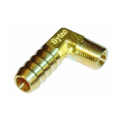 Facet 1/8 NPT to 10mm 90 Brass Union