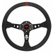 Rim Material: Black Suede,  Spoke Colour: Black,  Wheel Diameter: 350mm,  Centre Marker: Red