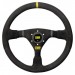 Rim Material: Black Suede,  Spoke Colour: Black,  Wheel Diameter: 350mm,  Centre Marker: Yellow