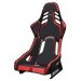 Seat Fabric: Black Alcantara / Red Leather