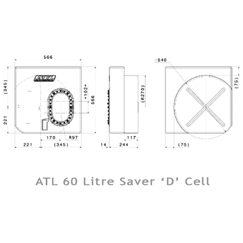 ATL 60 Litre Saver D Cell