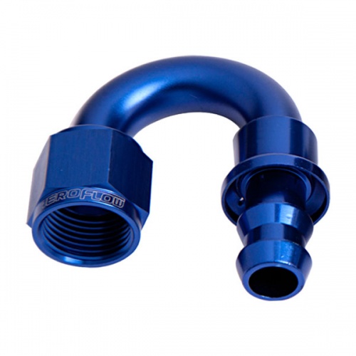 Aeroflow 400 Series 180 Push Lock Hose Ends