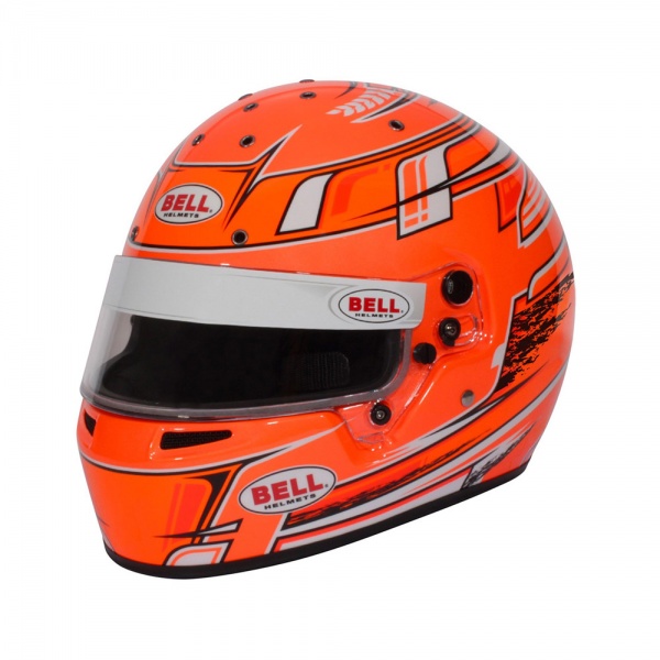 Bell KC7-CMR Champion Orange Kart Helmet