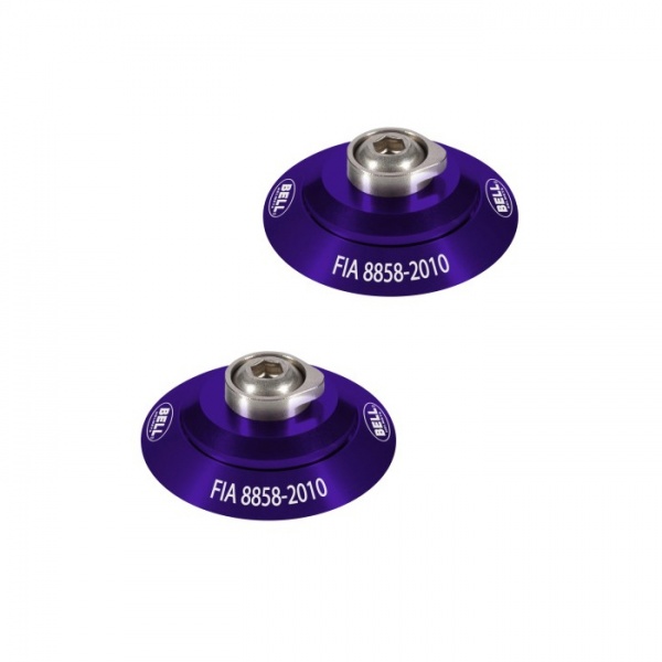 Bell FiA 8858-2010 Purple HANS Clips