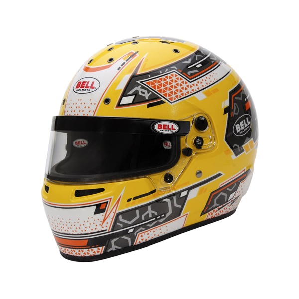 Bell RS7-K Stamina Yellow Kart Helmet