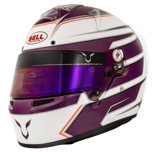 Bell KC7-CMR Lewis Hamilton Purple / White Helmet