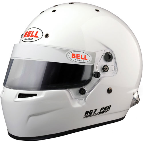 Bell RS7 Pro White Helmet