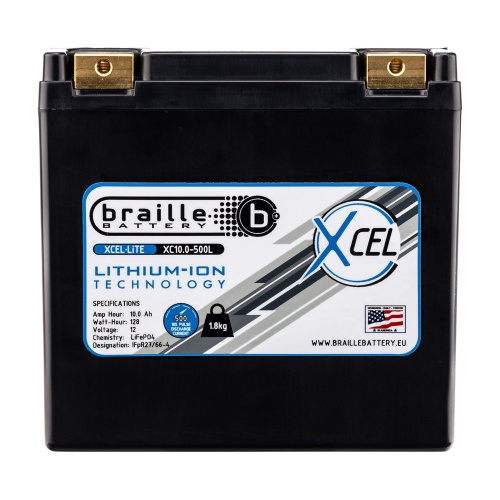Braille XC10.0-500 XCEL-LITE Lithium Battery