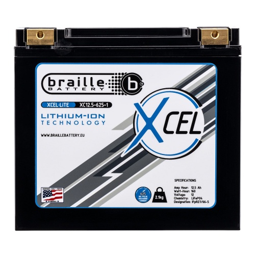 Braille XC12.5-625-1 XCEL-LITE Lithium Battery
