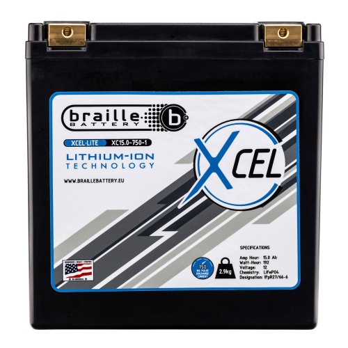 Braille XC15.0-750-1 XCEL-LITE Lithium Battery