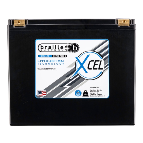 Braille XC20.0-1000-2 XCEL-LITE Lithium Battery