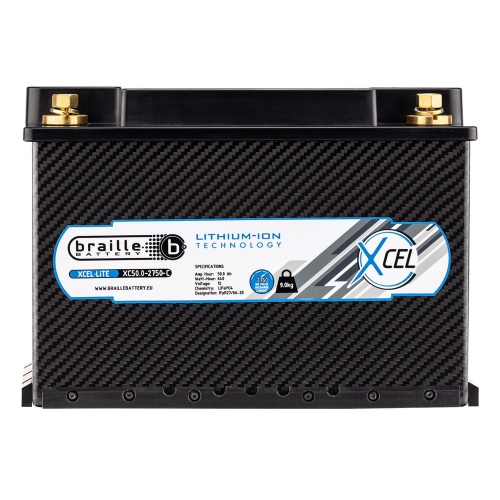 Braille XC50.0-2750-C XCEL-LITE Lithium Battery