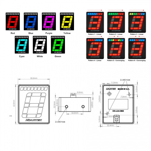 Buy Cartek Gear Indicator OBD2 CKLGOBD MSAR