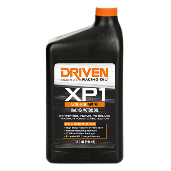 Joe Gibbs Driven XP1 5W-20 Synthetic Race Oil