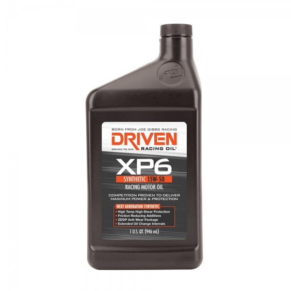 Driven XP6 15W-50 Synthetic Race Oil