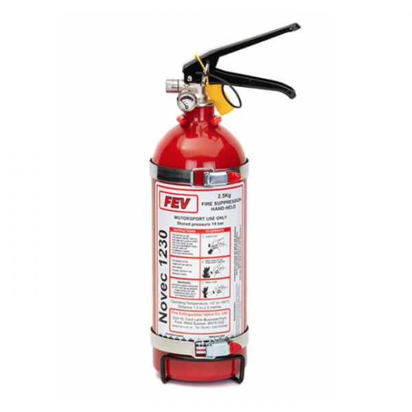 FEV 2.5kg N-TEC 3M Novec 1230 Gas Hand Held Extinguisher