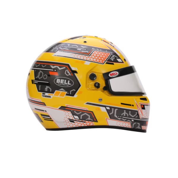 Bell RS7-K Stamina Yellow Kart Helmet