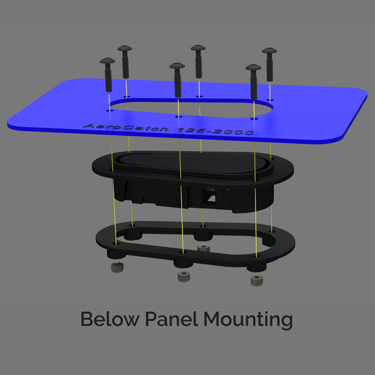 Aerocatch Extreme Below Panel Catches | 125-4000 | MSAR