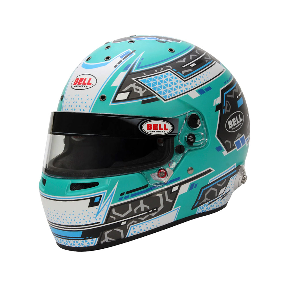 Bell RS7 Pro Stamina Green Race Helmet 1310B8 MSAR Bell RS7 Pro Stamina Green Race Helmet 1310B8 MSAR