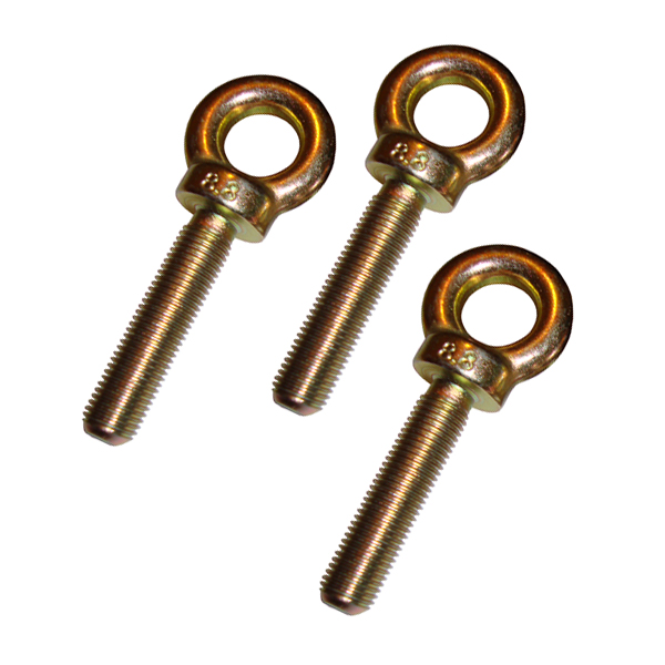 Grayston 50mm Long Harness Eye Bolts FIA Approved Back Plates