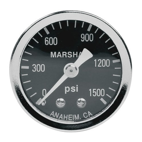 Marshall 1500 PSI Brake Pressure Gauge 80218 MSAR