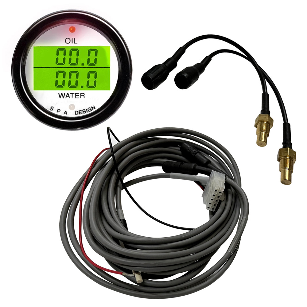 Buy SPA Dual Oil Temp / Water Temp Gauge DG203 MSAR London
