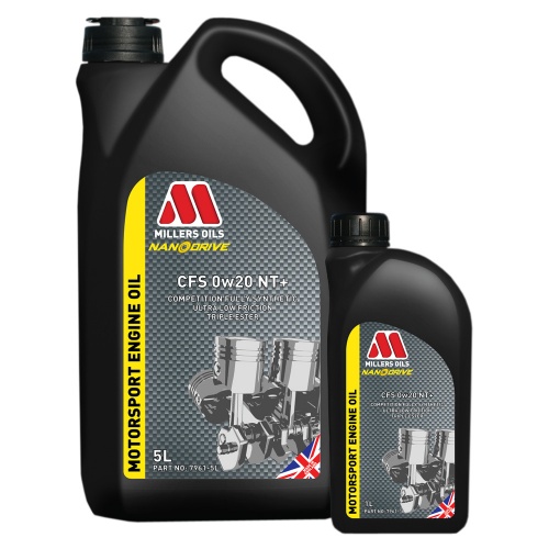 Millers Oils CFS 0w20 NT+ Motorsport Engine Oil