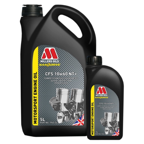 Millers Oils CFS 10w60 NT+ Motorsport Engine Oil