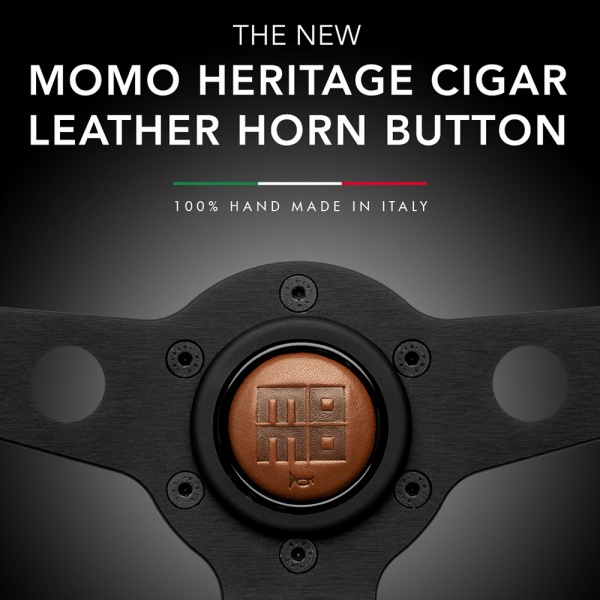 Momo Heritage Cigar Leather Horn Push