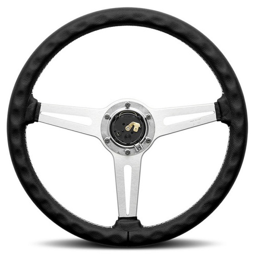 Momo Retro 360mm Black Spoke Steering Wheel