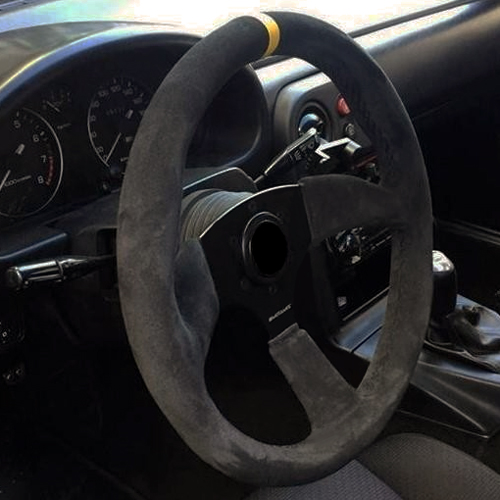 Motamec Race Rally Black Steering Wheel