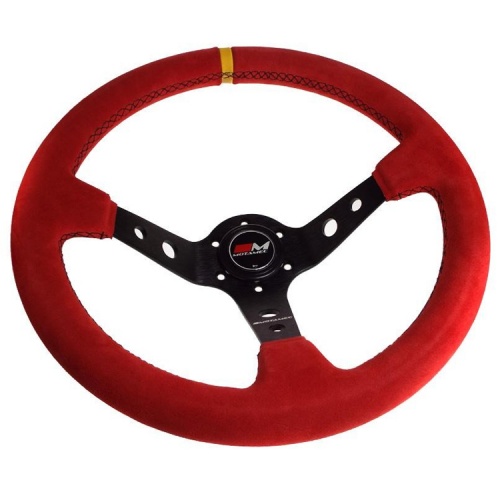 Motamec Rally Red Steering Wheel