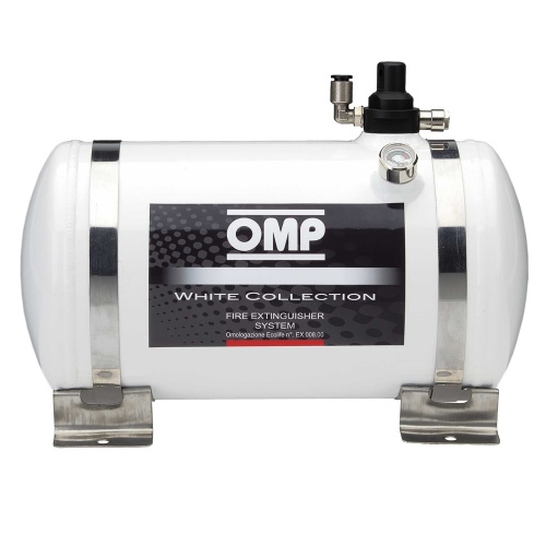 OMP White Collection 4.25ltr Electrical Fire Extinguisher System