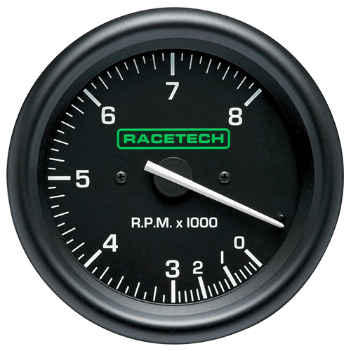 Racetech 80mm Electronic Rev Counter