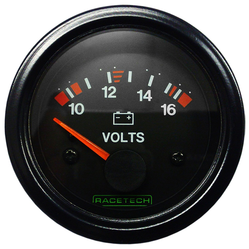 Racetech Voltmeter Gauge 52mm Dia RTECVM MSAR London