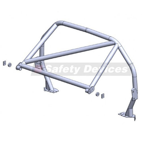 Safety Devices Audi TT 8N 4 Point Bolt In Rear Roll Cage Only
