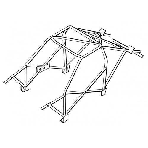 Safety Devices BMW E36 6 Point Weld In Roll Cage With Sunroof