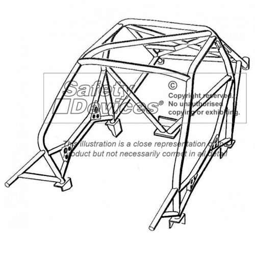 Safety Devices Citroen Saxo Multipoint Weld In Roll Cage