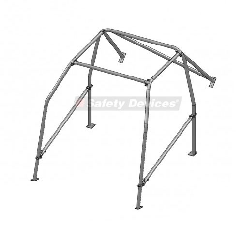 Safety Devices Fiat 127 6 Point Bolt In Roll Cage