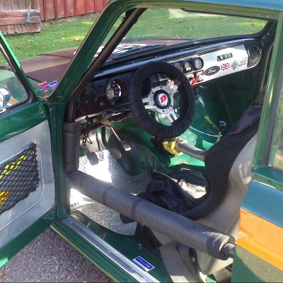 Safety Devices Ford Cortina Mk1 6 Point Bolt In Roll Cage