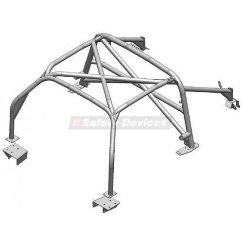 Safety Devices Lotus Elise S2 6 Point Bolt In Roll Cage - Toyota