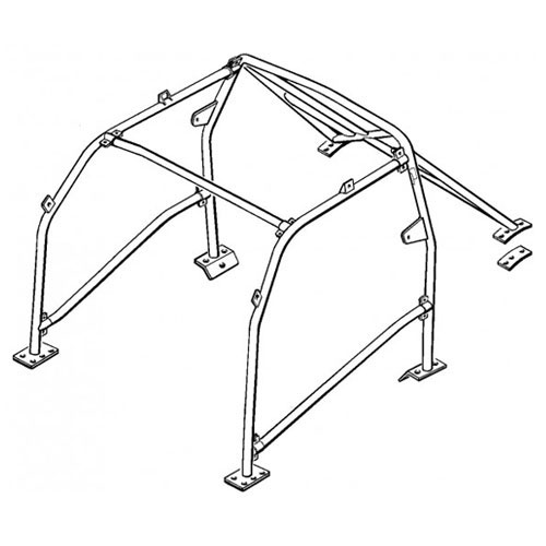 Safety Devices Rover 200 Multipoint Bolt In Roll Cage