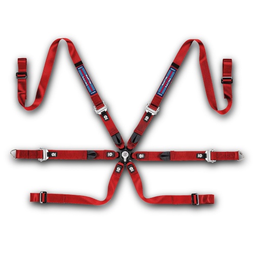 Sparco Martini Racing Prime H-9 Ultralight 6 Point FHR Harness