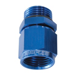 Autobahn88 Blue Aluminum Pipe Fitting - 1/2 NPT To 1/8 NPT Reducer Adapter (Straight)