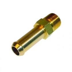 Facet 1/8 NPT to 8mm Straight Brass Union