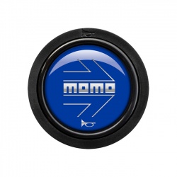 Genuine Momo Chrome Arrow Horn Button – Matte Black Round Lip HOARW10BLKCHR 6 thumbnail image